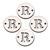 Unfinished Natural Poplar Wood Links Connectors WOOD-S045-140B-01R-1