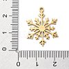 Christmas Theme 304 Stainless Steel Pendants STAS-R003-04G-05-3