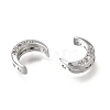 Brass Micro Pave Clear Cubic Zirconia Beads CU-CBAC809-01P-2