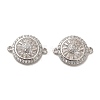 925 Sterling Silver Connector Charms STER-H110-18P-1