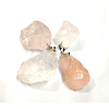 Natural Rose Quartz Pendants G-G884-A07-2