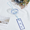 Glass Round Wind Chimes AJEW-WH0270-709C-1