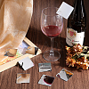 Acrylic Mirror Wine Glass Charms AJEW-SC0002-53A-02-4