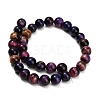 Natural Tiger Eye Beads Strands G-F591-18-12mm-10-5