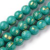 Natural Mashan Jade Beads Strands G-F670-A01-12mm-2