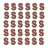 Opaque Acrylic European Beads OACR-TAC0019-006S-2