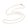 Brass Chain Necklaces MAK-L009-03G-3