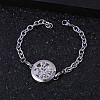 Stainless Steel Diffuser Locket Link Bracelets AS9218-1