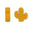 20Pcs Cactus Food Grade Eco-Friendly Silicone Focal Beads JX906D-1