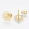 304 Stainless Steel Stud Earring Findings X-STAS-S079-35A-2