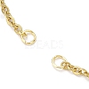 3Pcs 3 Colors Stainless Steel Cable Chain Bracelet Making AJEW-JB01231-3