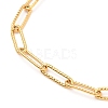 304 Stainless Steel Paperclip Chain Bracelets X-BJEW-JB05514-3