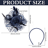 Polyester Mesh Veil Hair Bands OHAR-WH0034-12B-2