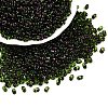 Picasso Spray Painted Glass Seed Beads SEED-T006-04-17-3