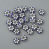 Alloy Rhinestone European Beads CPDL-H999-17-7