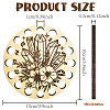 16-Position Wood Embroidery Thread Storage Trays TOOL-WH0056-033-2