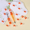 20Pcs Mushroom Silicone Focal Beads JX901G-4