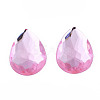 Acrylic Rhinestone Flat Back Cabochons GACR-Q010-10x14-04-2