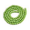 Opaque Solid Color Imitation Jade Glass Beads Strands EGLA-A044-P4mm-D30-3