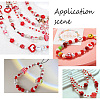 80G DIY Acrylic Beads & Pendants Mobile Phone Wrist Strap Making Finding Kit MACR-GO0001-08A-7