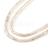 Electroplated Natural Freshwater Shell Beads Strands BSHE-G036-23-3