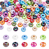 100Pcs Opaque Acrylic European Beads OACR-UN0001-15-1