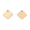 Ion Plating(IP) 304 Stainless Steel Pendants STAS-O133-08E-G-1