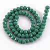 Opaque Solid Color Glass Beads Strands LS-EGLA-A034-P8mm-D19-2