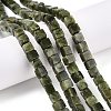 Natural TaiWan Jade Beads Strands G-T139-6x6-21A-1