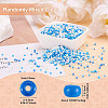 Opaque Glass Round Seed Beads GLAA-TAC0025-07A-05-4