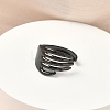 304 Stainless Steel Cuff Open Rings RJEW-D338-02D-EB-5