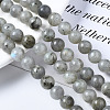 Natural Labradorite Round Beads Strands G-S158-8mm-4
