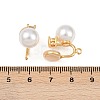 Round Brass Brass Micro Pave Clear Cubic Zirconia Ear Cuff Findings KK-F902-03G-3