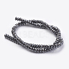 Non-magnetic Synthetic Hematite Beads Strands G-K263-01C-05-2