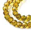 Baking Paint Transparent Glass Beads X1-DGLA-A035-T4mm-A05-4