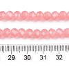 Baking Paint Imitation Jade Glass Bead Strands DGLA-A034-J6MM-A31-4