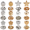 1200Pcs 6 Styles CCB Plastic Beads CCB-PA0001-10-1