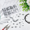 ARRICRAFT 130Pcs 4 Styles Electroplated Non-magnetic Synthetic Hematite Beads Strands G-AR0005-91-4