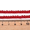 Baking Paint Imitation Jade Glass Round Bead Strands DGLA-Q021-4mm-05-A-3