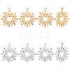 8Pcs 2 Styles 304 Stainless Steel Charms STAS-UN0035-77-1