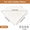 100Pcs Paper Coffee Filters FIND-WH20007-39B-2