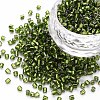 8/0 Glass Bugle Beads SEED-S032-07A-55A-1