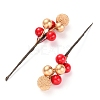 Foam Artificial Christmas Berries with Branch LS-DIY-B019-02E-2
