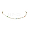 Mixed Stone and Dyed Natural Shell Rice Beaded Necklaces for Women NJEW-JN06347-3