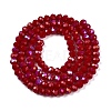 Electroplate Opaque Solid Color Glass Beads Strands LS-EGLA-A044-P4mm-L02-3