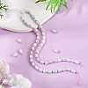 1Strand Anti-Tarnish Electroplate Glass Beads Strands GLAA-TA0003-99B-4