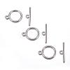 Tibetan Style Toggle Clasps X-TIBE-A12208-P-NR-2