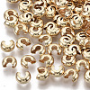 Brass Crimp Beads Covers KK-S354-214A-NF-2