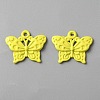 Baking Paint Alloy Pendants FIND-TAC0011-82H-2