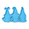 Halloween Gnome/Dwarf DIY Pendant Statue Silicone Molds X-DIY-F142-01-2